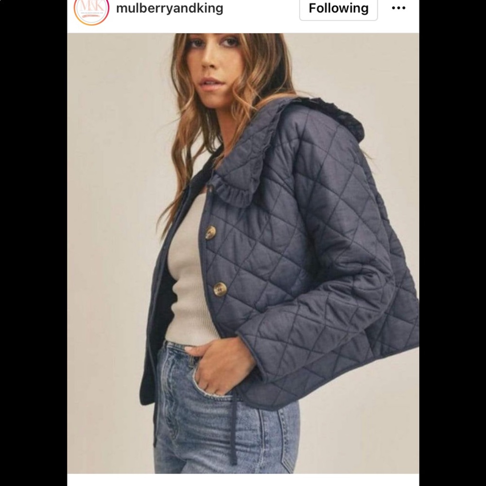 NWT quilted coat sold out twice. Adorable!